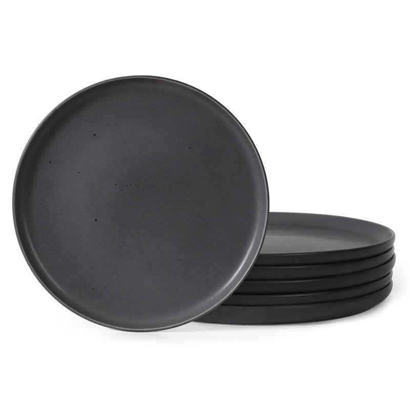 6-Piece Matte Ceramic Plate Set