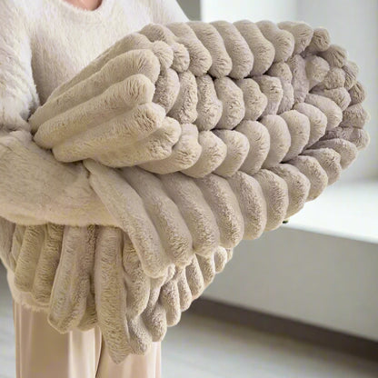 Double Layered Bubble Throw Blanket